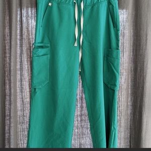 Figs hunter green scrub pants